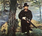Edouard Manet Pertuiset, Lion Hunter painting